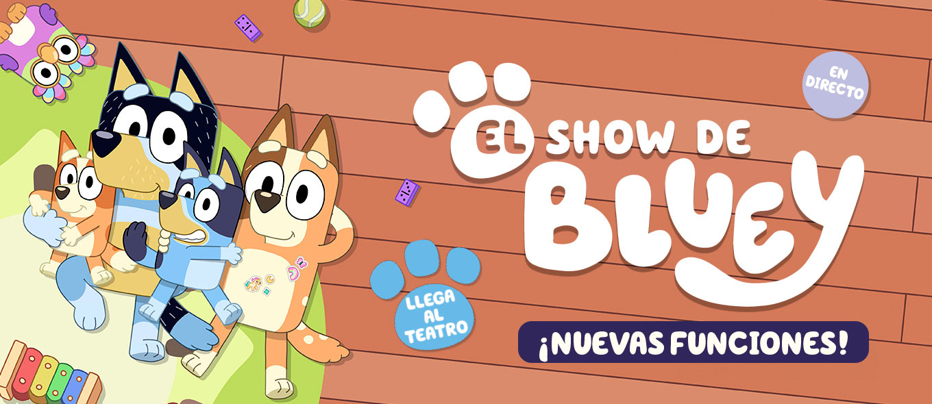 Debido a la gran acogida por parte del público, se ponen a la venta nuevas funciones de “El Show de Bluey”