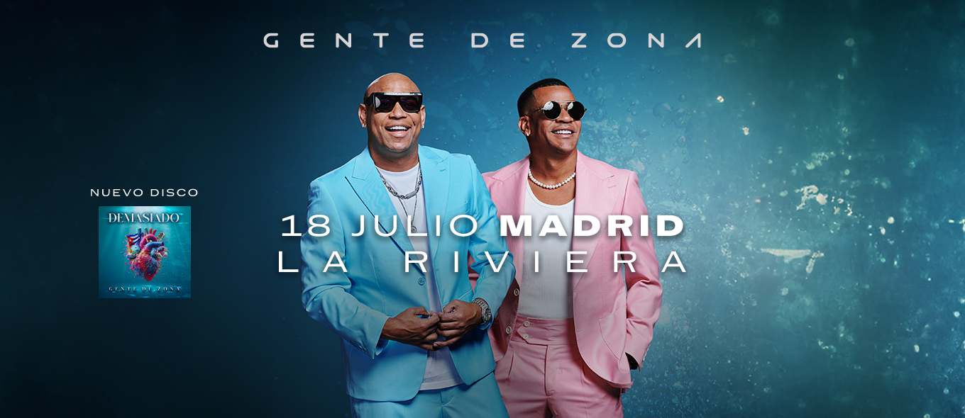 El dúo Gente de Zona actuará el 18 de julio en Madrid presentando su nuevo álbum "Demasiado"