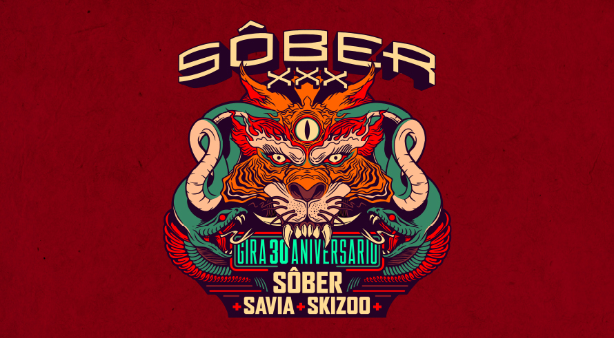 Concierto 30 aniversario de Sôber, con Savia y Skizoo el 8 de marzo en Madrid